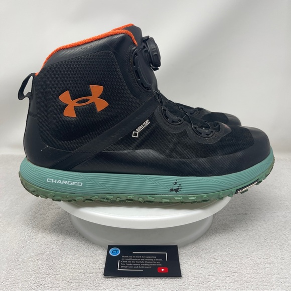 Under Armour Fat Tire BOA Lace GTX Hiking Boots 1262064-029 Men’s Size 13 RARE - Picture 1 of 7